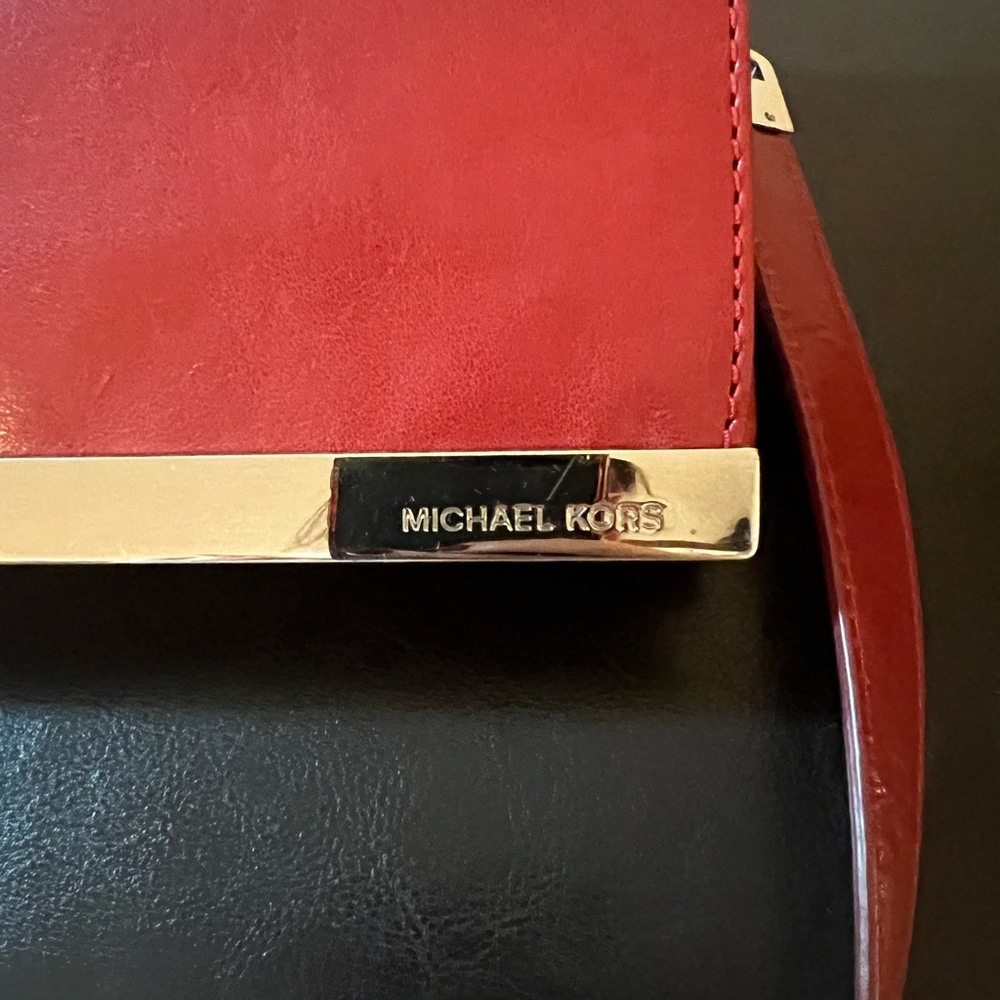 Michael Kors Scarlet Shoulder Bag with Silver Accents